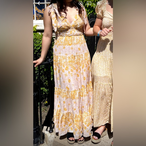 NWT- Free People - Let's Smock About It Maxi Dress - Picture 12 of 12